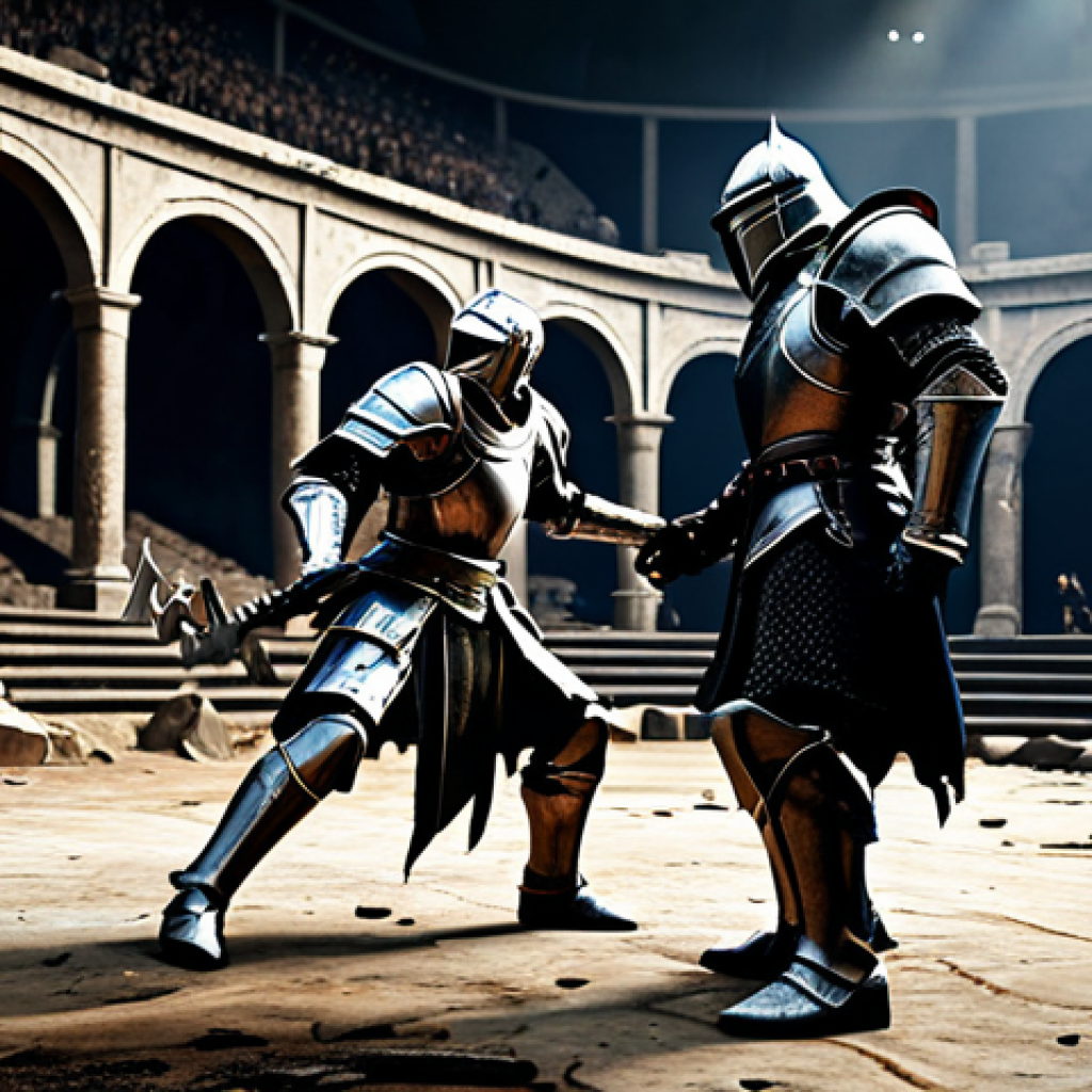 리니지M 서버 선택 가이드 - Classic Server - PvP Action**
"A fully armored knight, appropriate attire, engaged in a fierce but ...