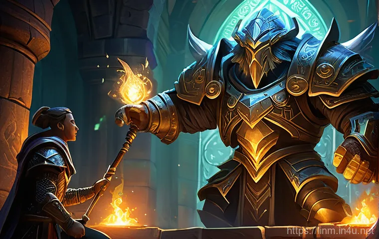 리니지M 게임 코칭 가이드 - **Prompt 2: Dynamic Blademaster Combat**
    "A powerful and agile Blademaster character, gender-neu...