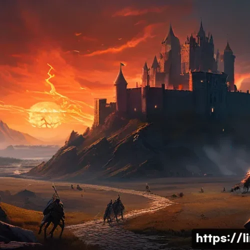 Home 13 리니지M 최고 사냥터 추천 - **Image Prompt 1: The Burning Heart Battlefields**
A highly detailed, cinematic fantasy illustra...